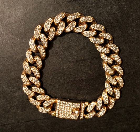 Gold Cuban Link Bracelet