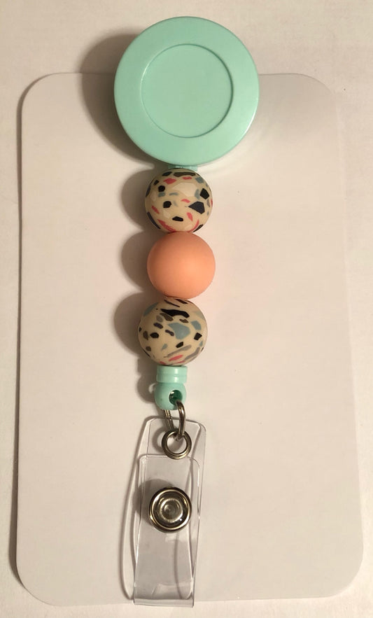 Sea Foam Green Badge Reel