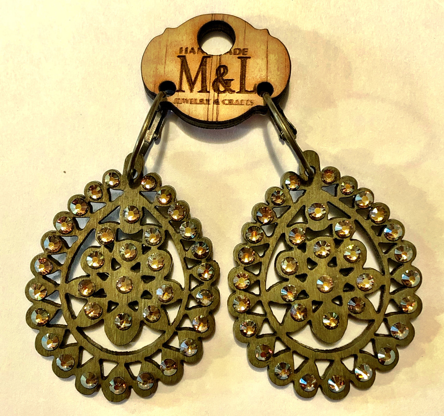 Olive Green Santa Fe Earrings