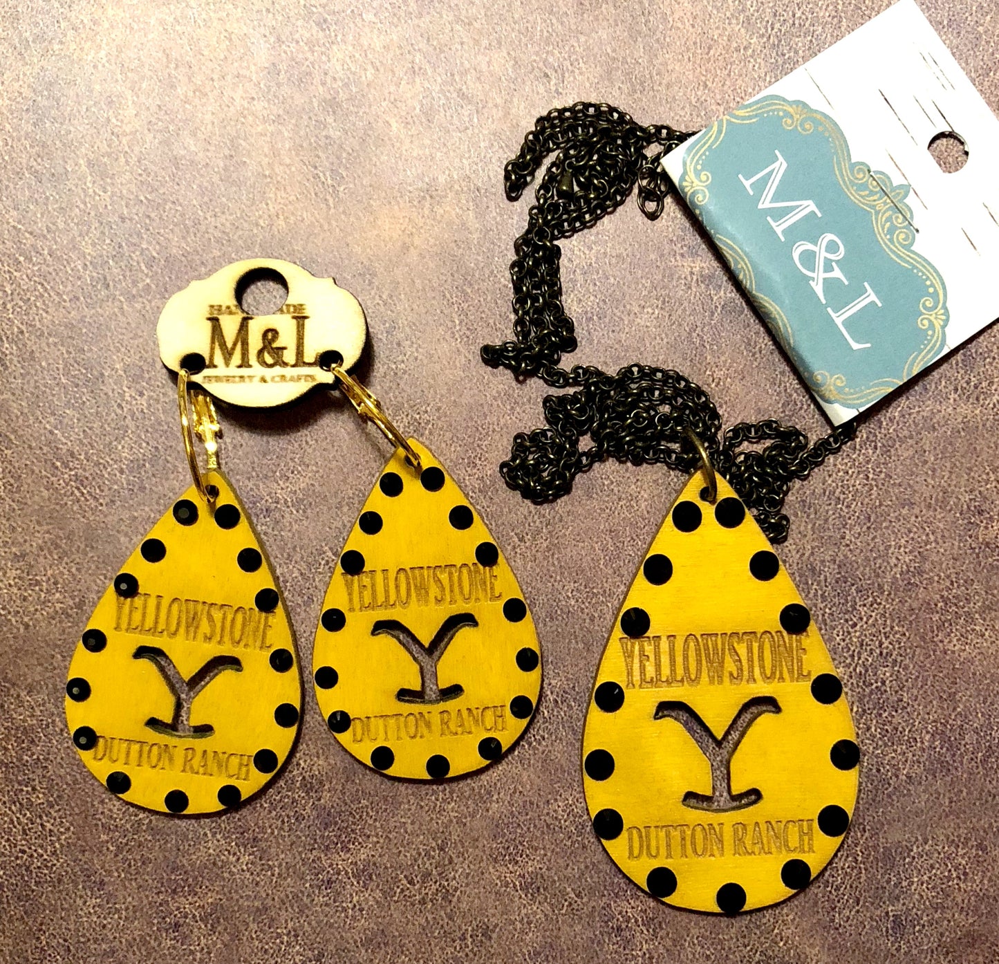 Mustard Yellowstone Earrings