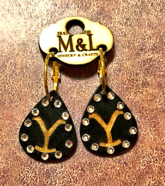 Black Yellowstone Earrings