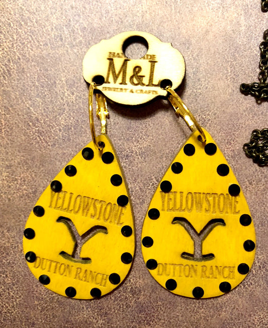 Mustard Yellowstone Earrings