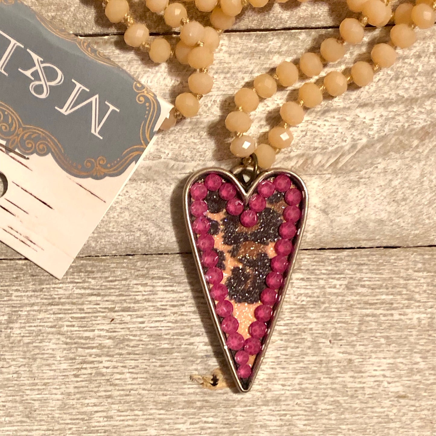 Heart Leopard Necklace