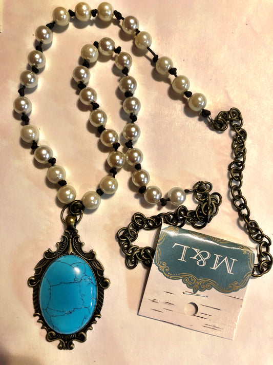 Turquoise Pendant Necklace