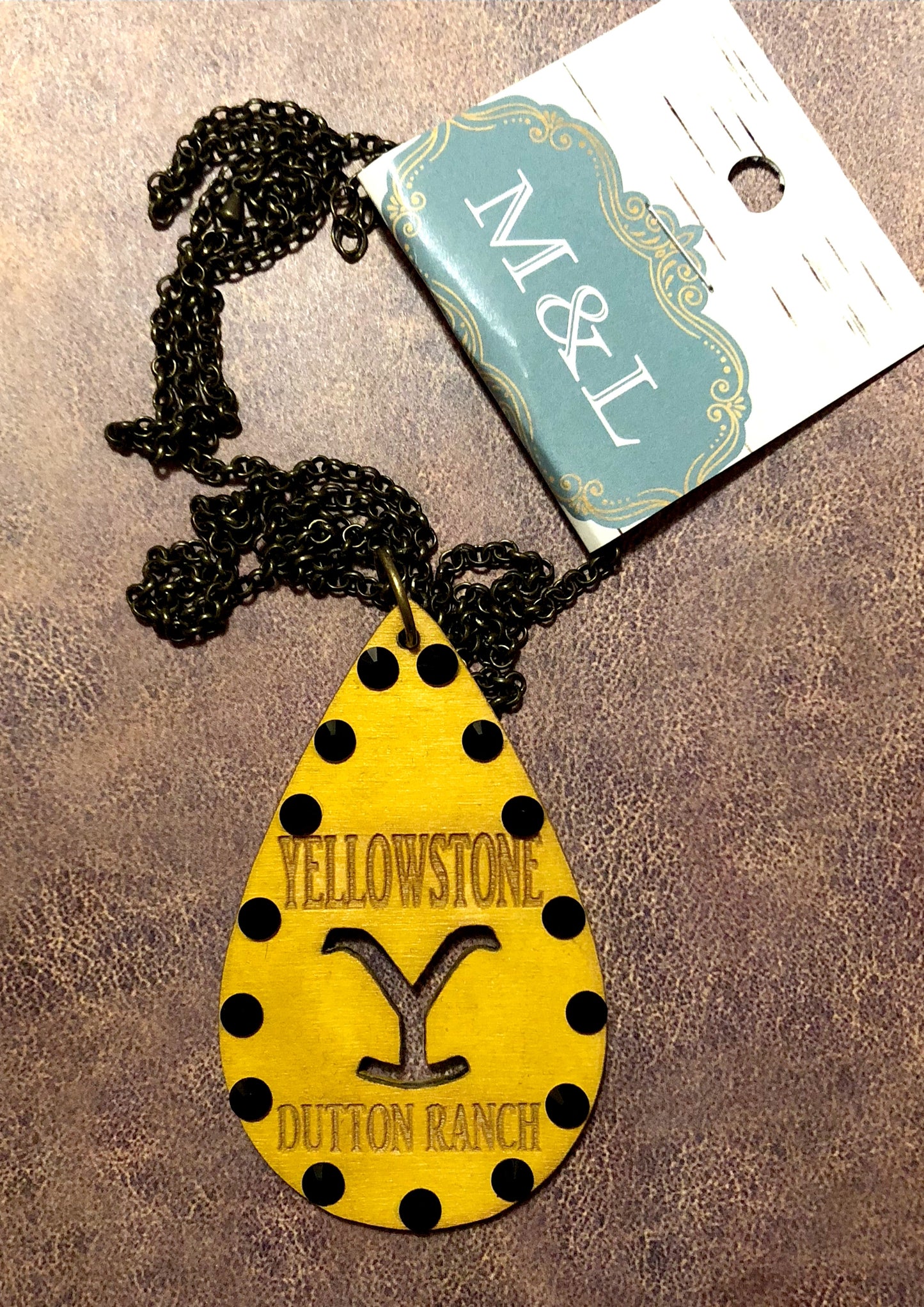 Mustard Yellowstone Necklace