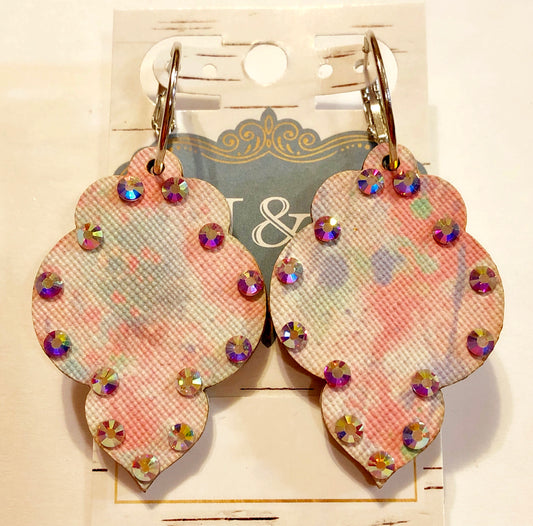 Wooden Pastel Earrings